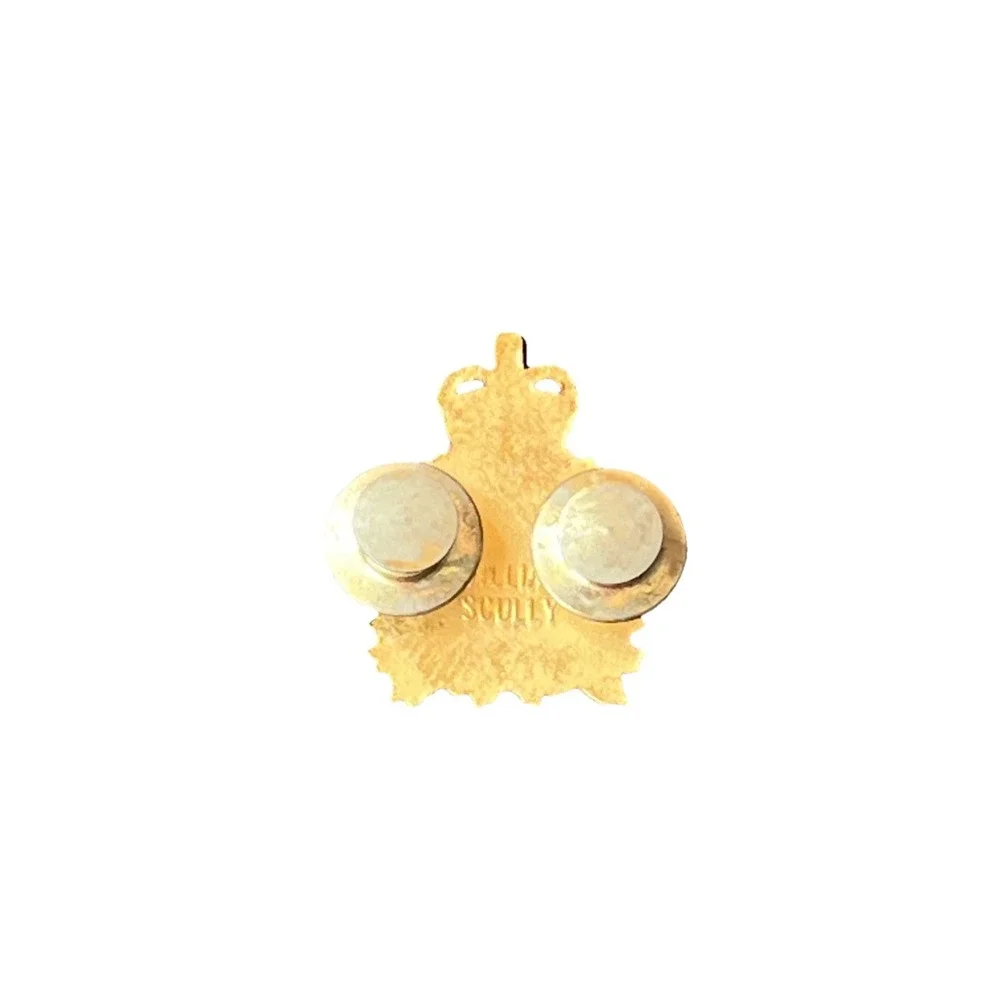 RCAF Badge William Scully Montreal Per Ardua Ad Astra Push-On Pin